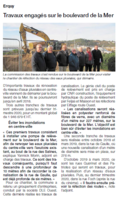 OUEST FRANCE 12/17- ERQUY TRAVAUX ENGAGES