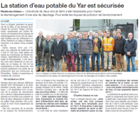 OUEST FRANCE 10/17 SYNDICAT DE LA BAIE SECURISATION STATION DU YAR